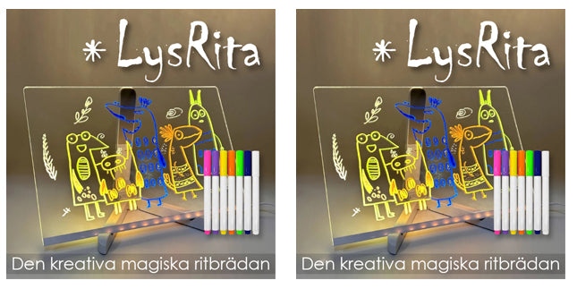 LysRita - Den kreativa magiska ritbrädan