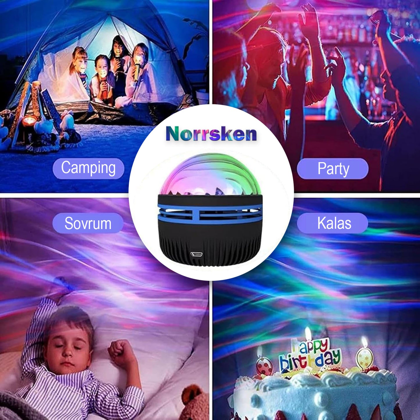 Norrsken - Projektor som ger förtrollande atmosfär