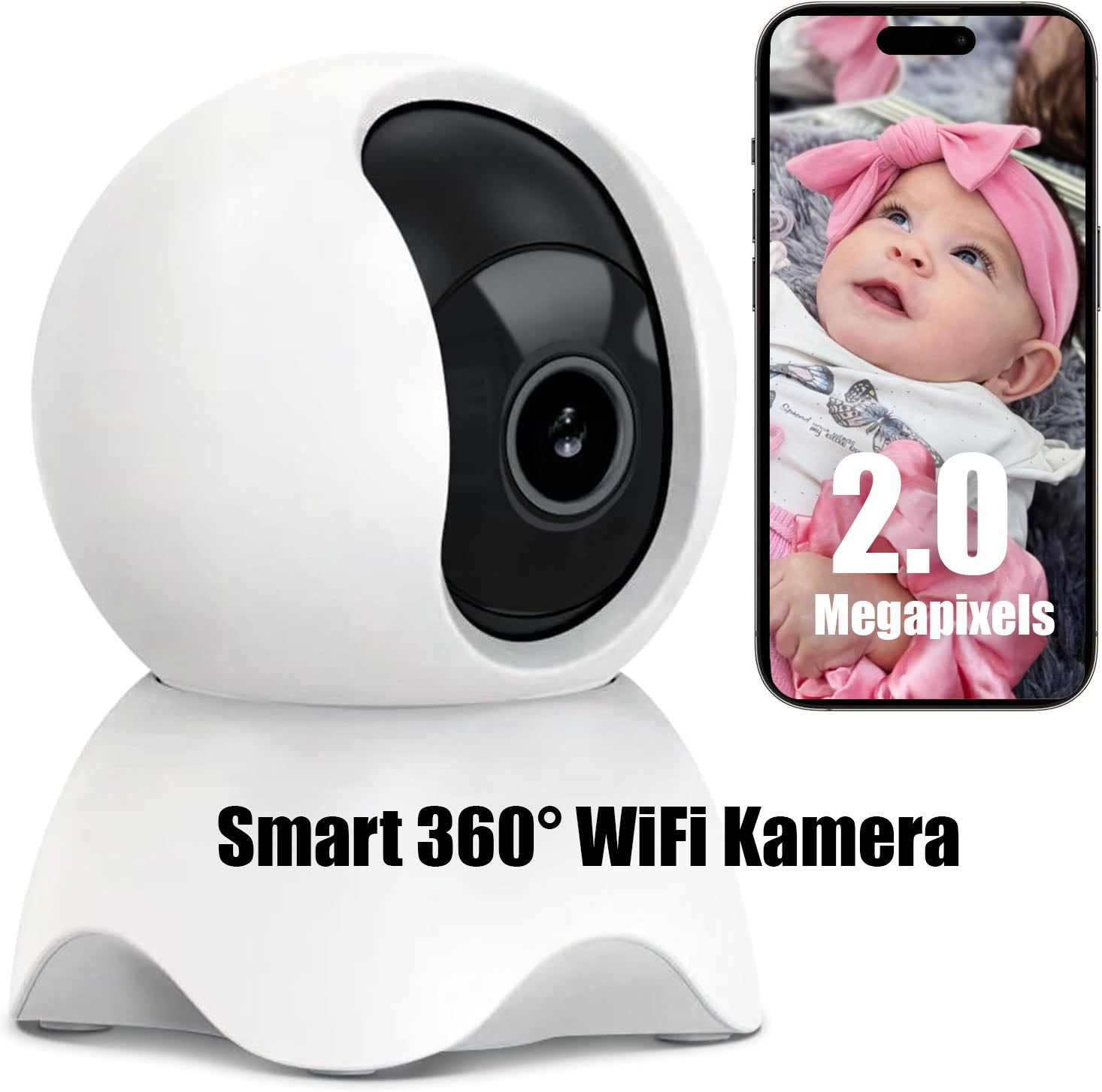 Smart 360° WiFi Kamera