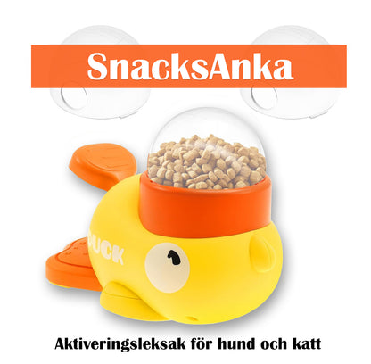 SnacksAnka - Interaktiv leksak för hund och katt