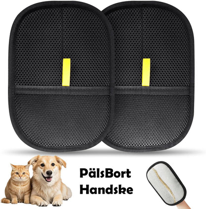 PälsBort Handske - Tar bort djurhår på kläder och möbler