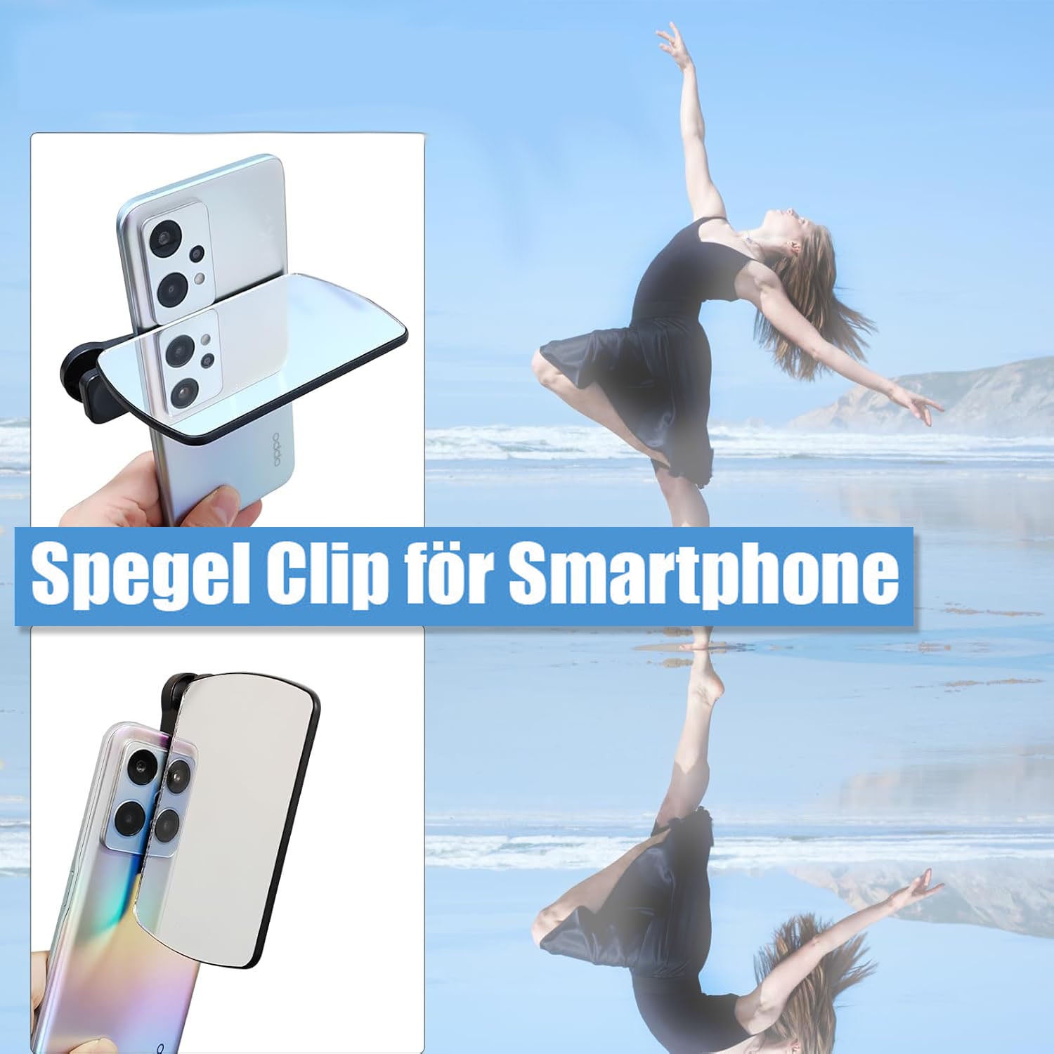 Spegel clip för Smartphone