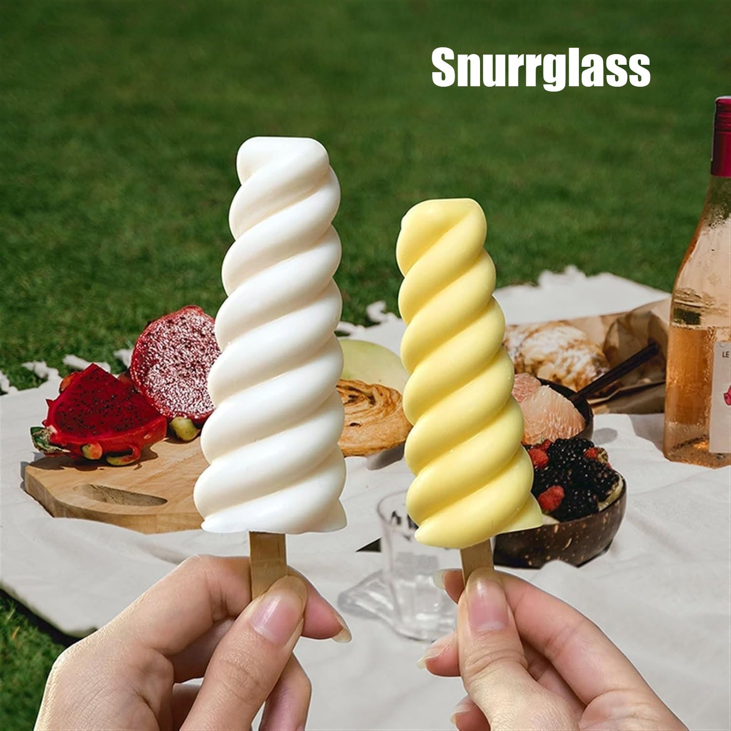 Snurrglass - Formar för nyttiga glassar