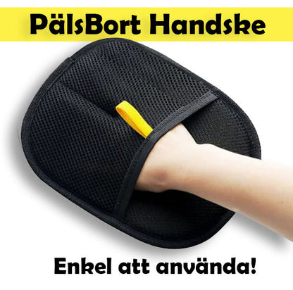 PälsBort Handske - Tar bort djurhår på kläder och möbler