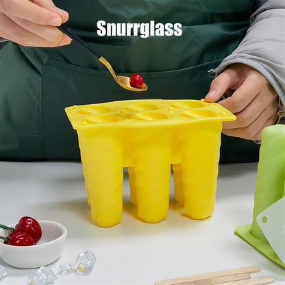 Snurrglass - Formar för nyttiga glassar
