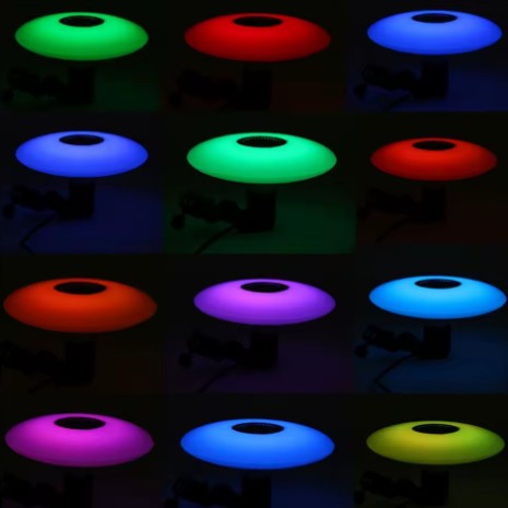 Smart LED-lampa med Bluetooth-högtalare och E27-sockel