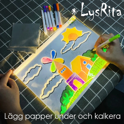 LysRita - Den kreativa magiska ritbrädan