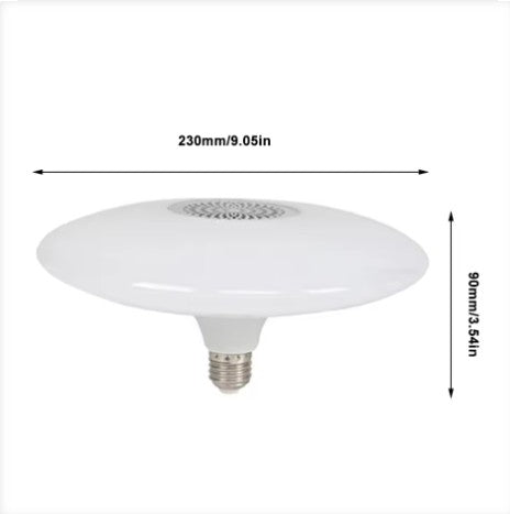 Smart LED-lampa med Bluetooth-högtalare och E27-sockel