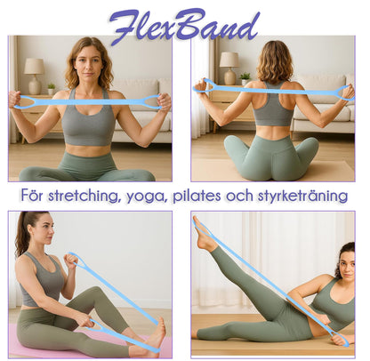 FlexBand - Träningsband för stretching och Yoga