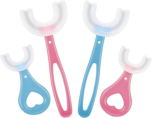 EASYBRUSH - Barnvänlig Silikontandborste – 360° U-formad Design