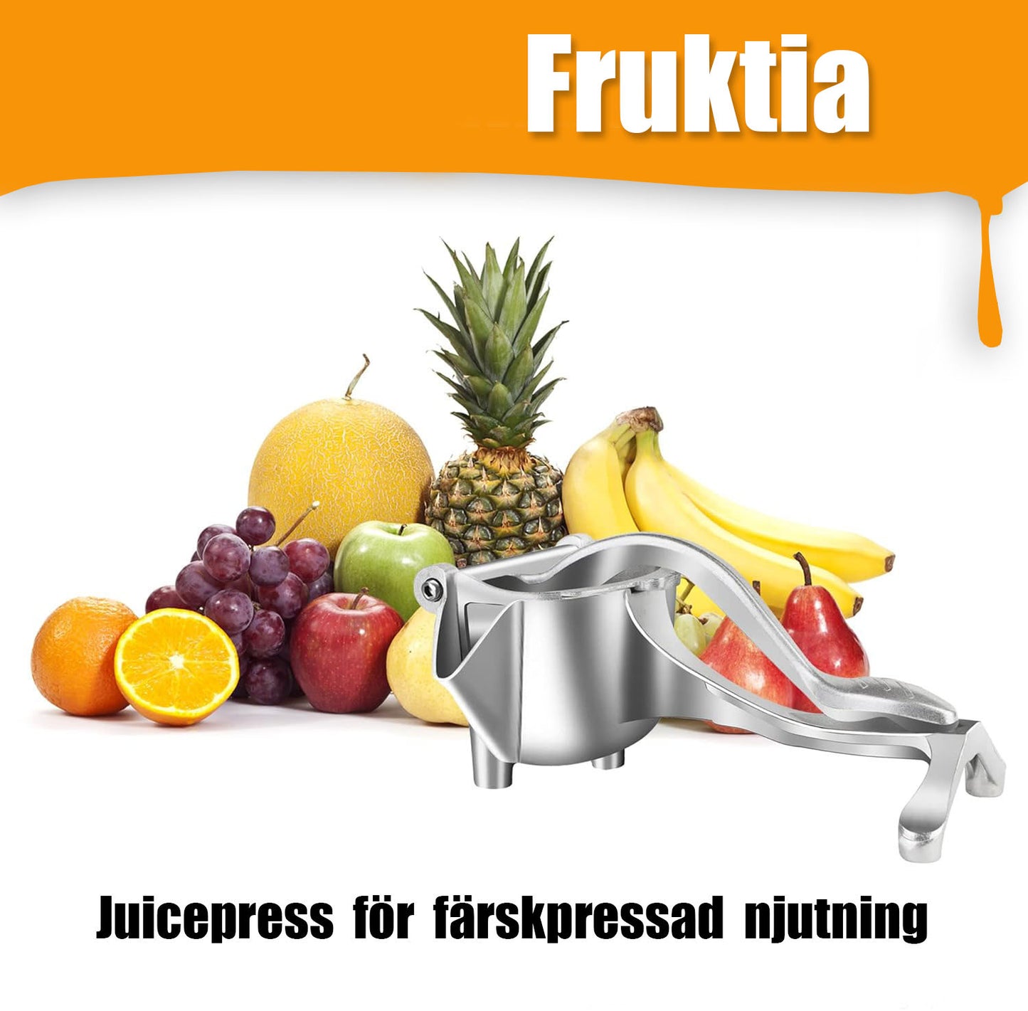 Fruktia - Fruktpress i aluminium