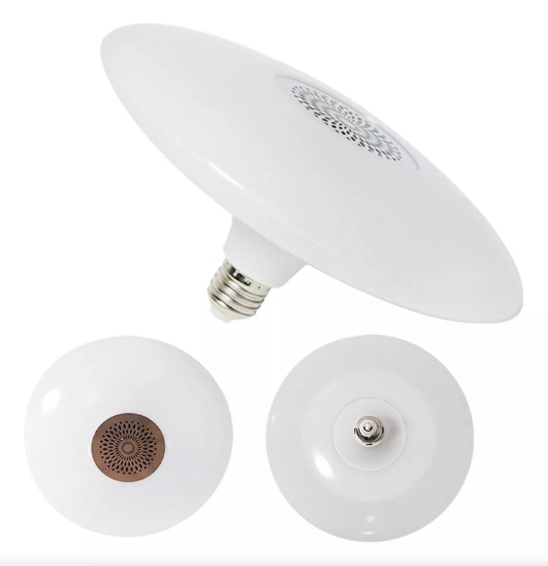 Smart LED-lampa med Bluetooth-högtalare och E27-sockel