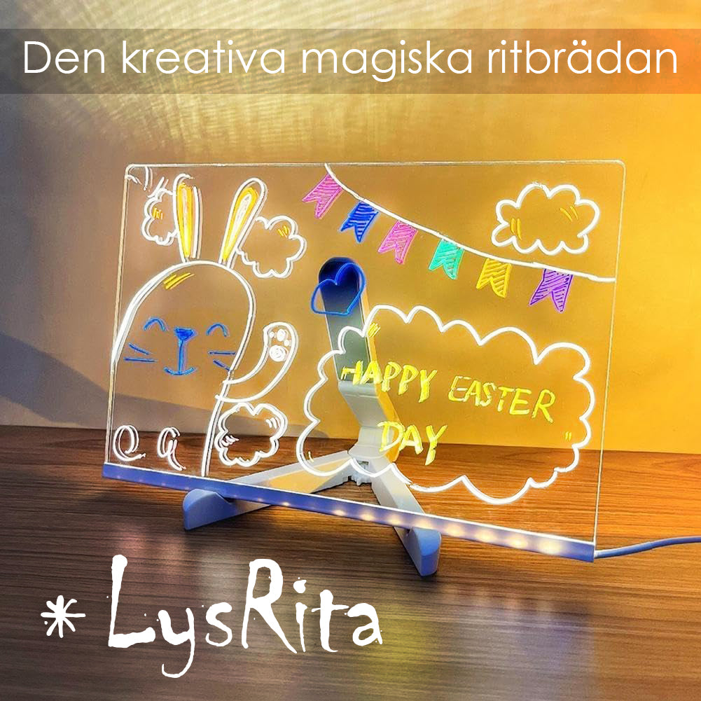 LysRita - Den kreativa magiska ritbrädan