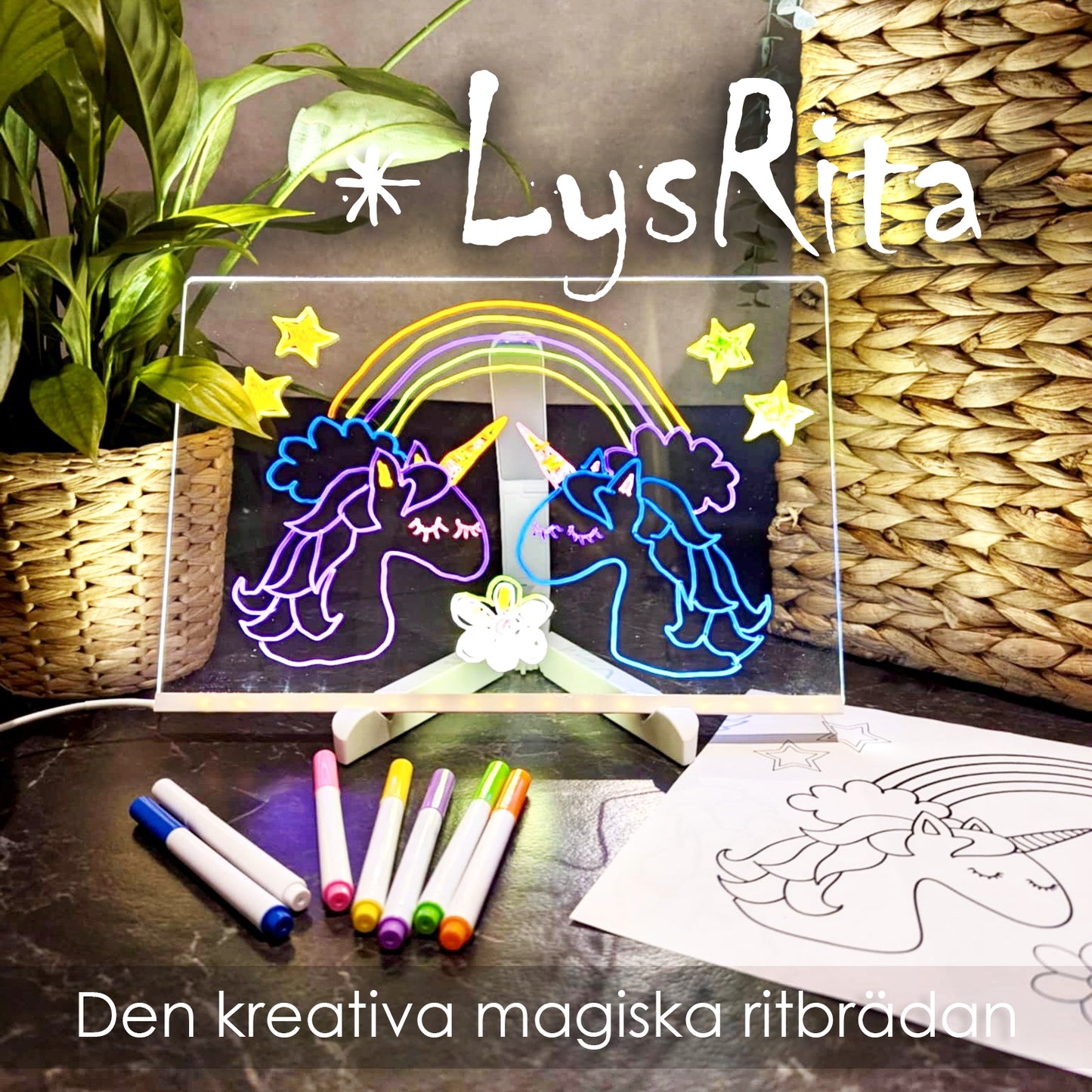LysRita - Den kreativa magiska ritbrädan