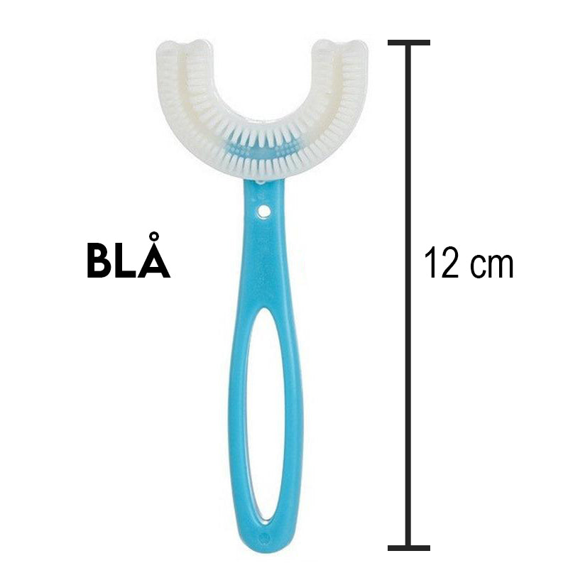 EASYBRUSH - Barnvänlig Silikontandborste – 360° U-formad Design