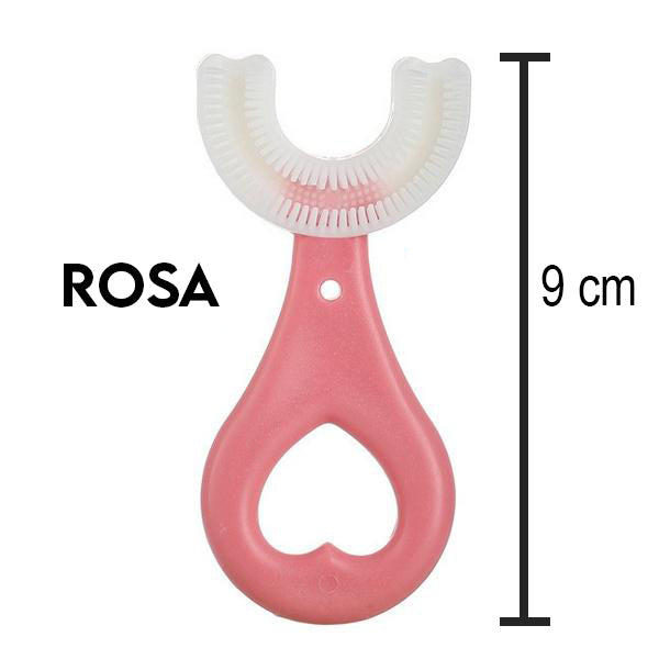 EASYBRUSH - Barnvänlig Silikontandborste – 360° U-formad Design