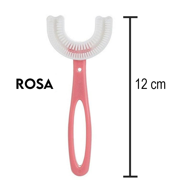 EASYBRUSH - Barnvänlig Silikontandborste – 360° U-formad Design