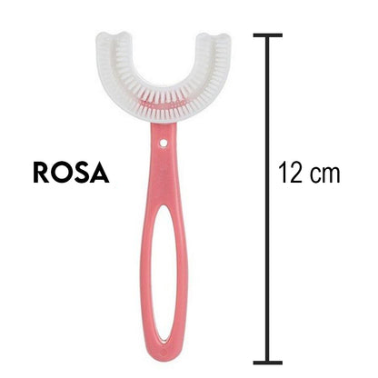 EASYBRUSH - Barnvänlig Silikontandborste – 360° U-formad Design